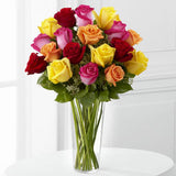 Bright Spark Rose Bouquet