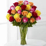 Bright Spark Rose Bouquet