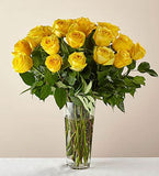 Long Stem Yellow Rose Bouquet
